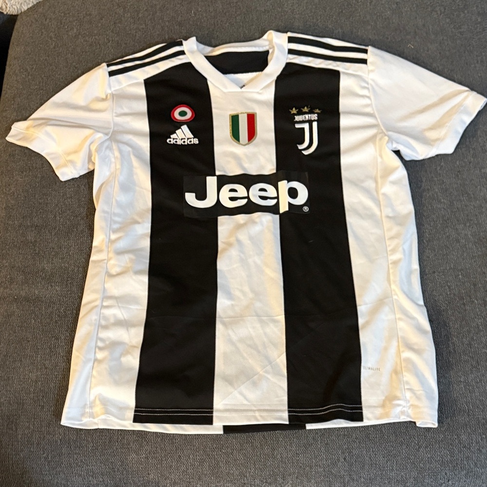 Adidas Juventus Striped Black and White Jersey